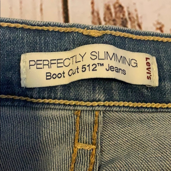 Levi’s 512 perfectly slimming boot cut jeans sz 8 - Picture 5 of 7